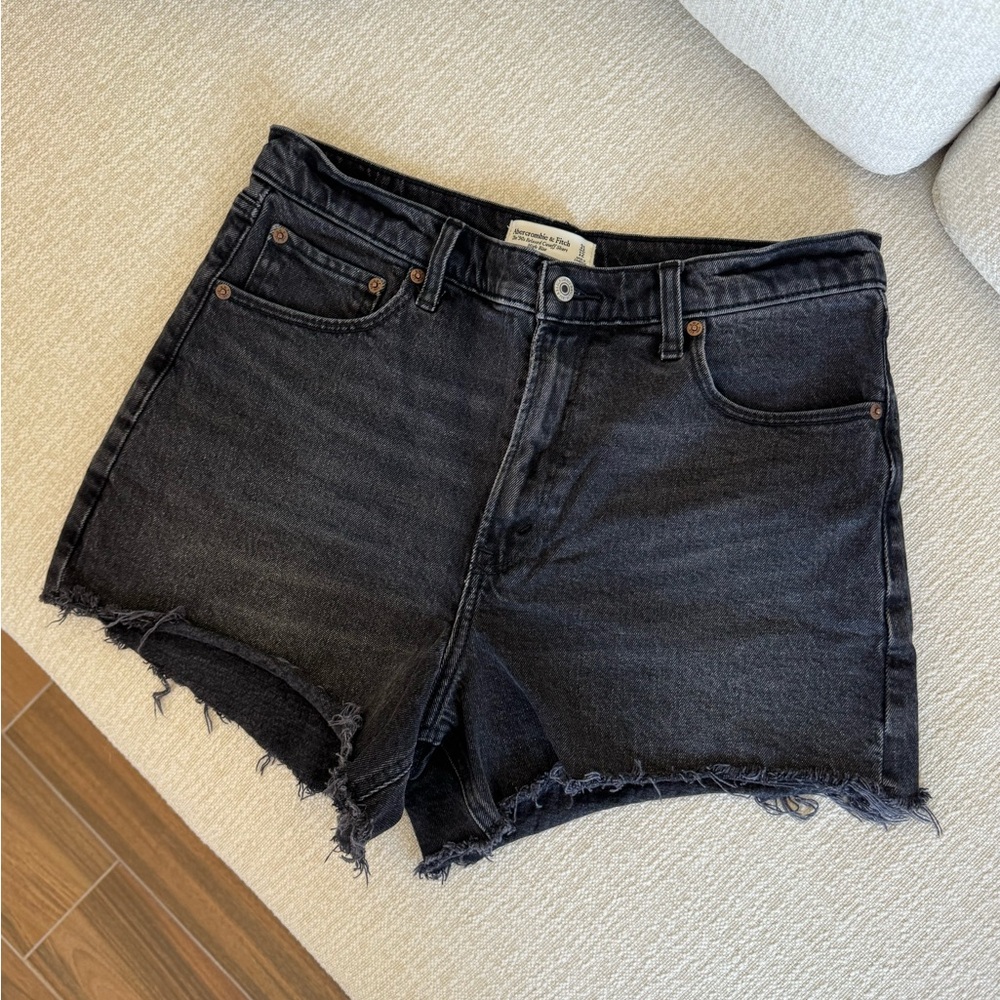 Abercrombie & Fitch Charcoal Jean Shorts